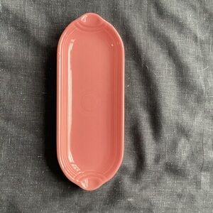 Vintage Fiestaware Retired Pink Ceramic Dish
